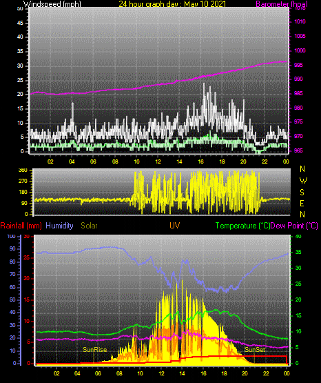 24 Hour Graph for Day 10